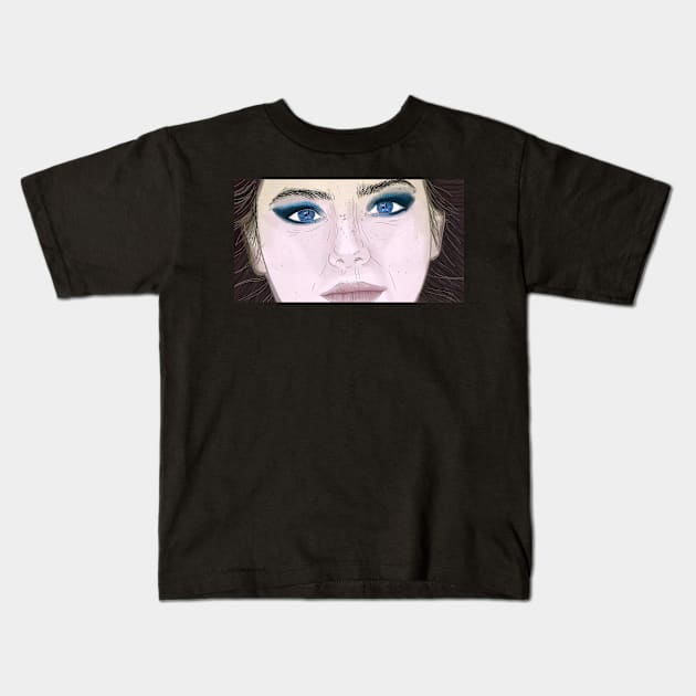 Effy skins Kids T-Shirt by Sue Cranberry